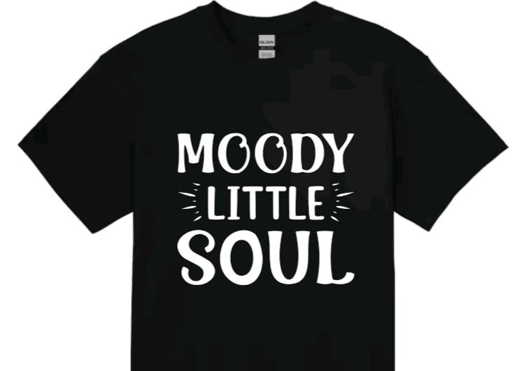 Moody little soul toddler t-shirt