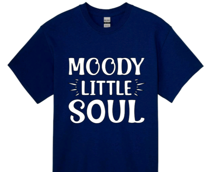 Moody little soul toddler t-shirt