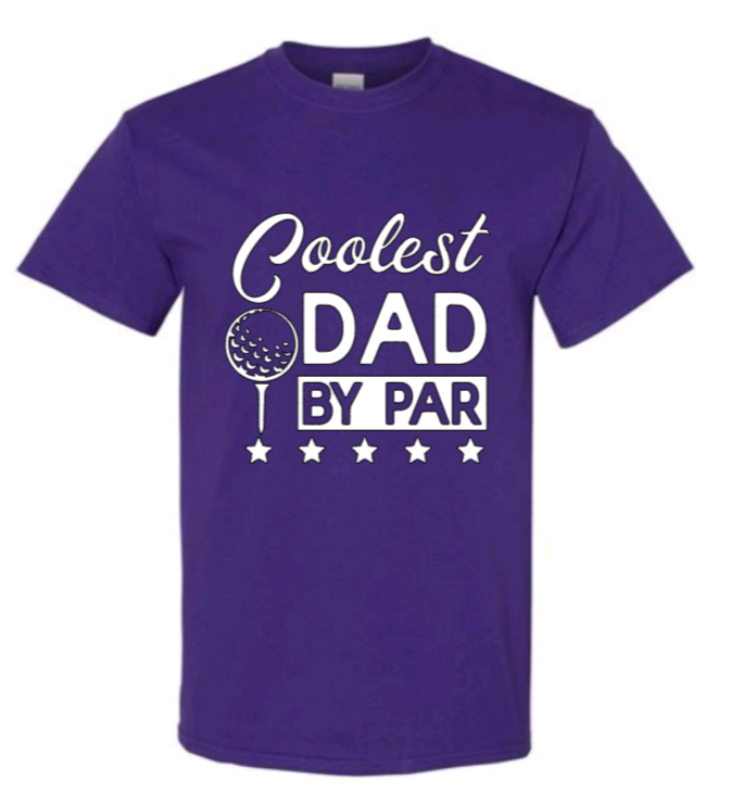 Coolest dad by par t-shirt