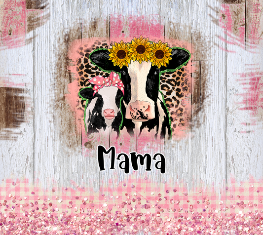 Cow Mother and Daughter Tumbler Set